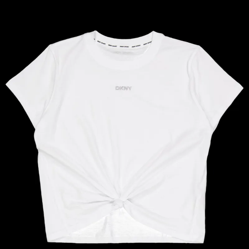 DKNY Sport Logo T-shirt White Vit Hot