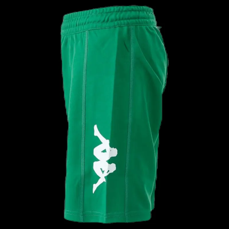 New Kappa Logoshorts White/Green Vit och Grön