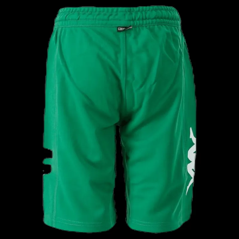 New Kappa Logoshorts White/Green Vit och Grön