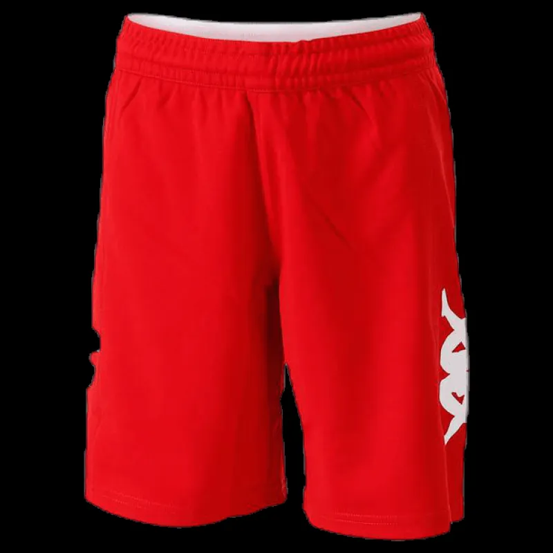 Kappa Logoshorts White/Red Vit och Röd Hot