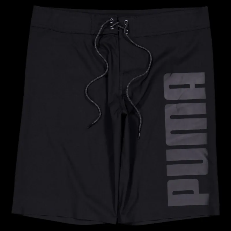 Puma Long Board Shorts Black Svart Sale