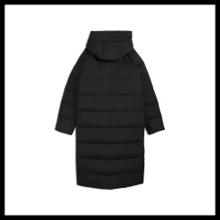 Puma Long Down Coat Black Hot