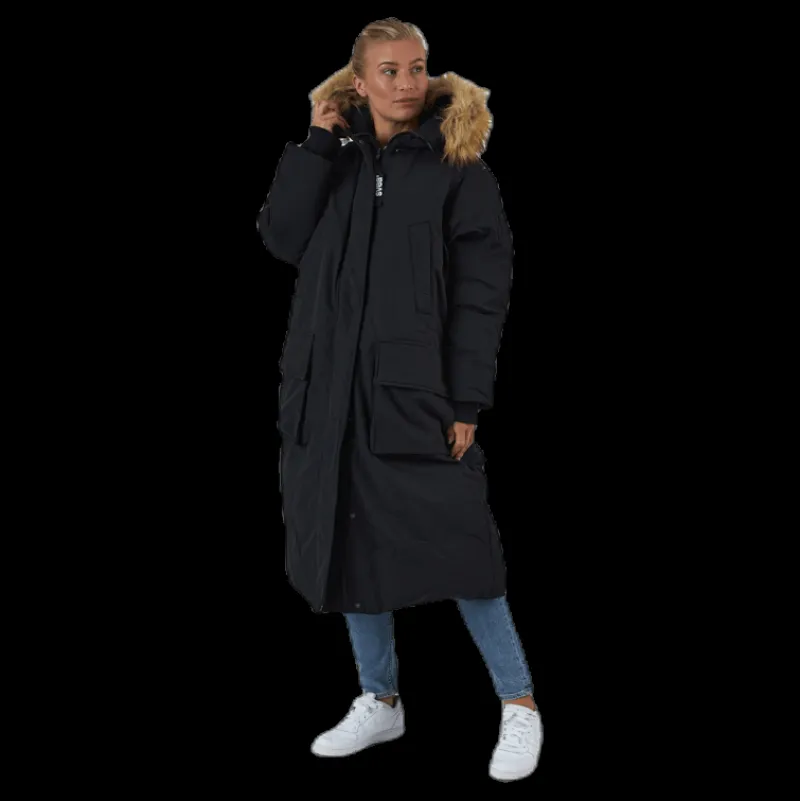 Svea Long Parka Black Best