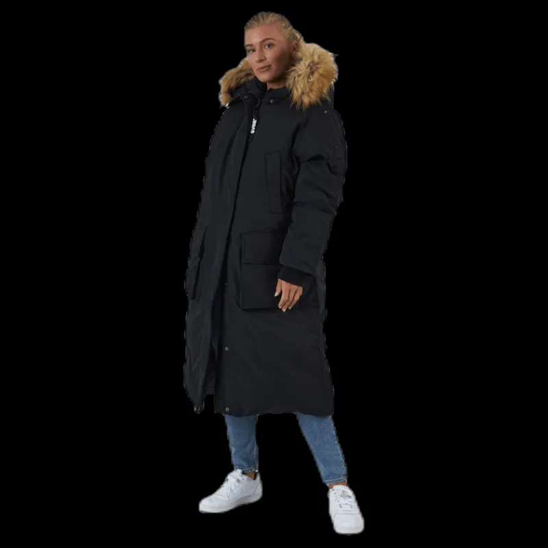 Svea Long Parka Black Best