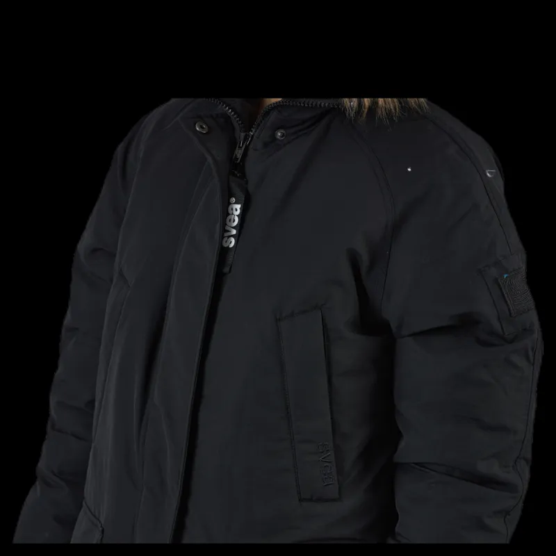 Svea Long Parka Black Best