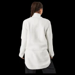 Svea Long Pile Zip Sweat Off White Vit