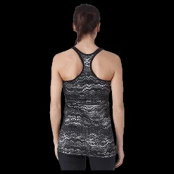 Röhnisch Long Racerback AOP Black Svart Hot
