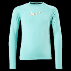 Nike Swim Long Sleeve Hydroguard Junior Green Turkos Outlet