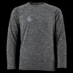 Clearance Nike Swim Long Sleeve Hydroguard Junior Black Svart