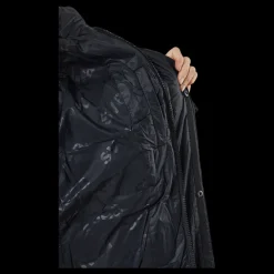 Svea Loose Hood Coat Black New