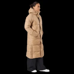 Svea Loose Hood Coat Camel Brown Online