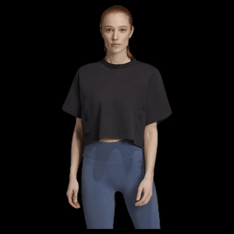 Hot adidas Loose Tee Wanderlust Black Svart