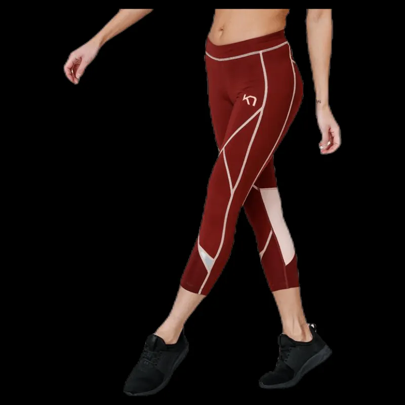 Kari Traa Louise 3/4 Tights Red Röd Clearance