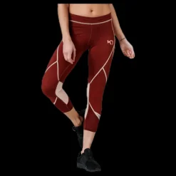 Kari Traa Louise 3/4 Tights Red Röd Clearance