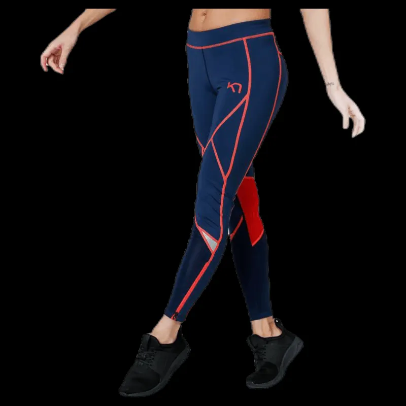Kari Traa Louise Tights Blue Blå Best
