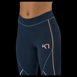 Kari Traa Louise Tights Mrn Blå Sale