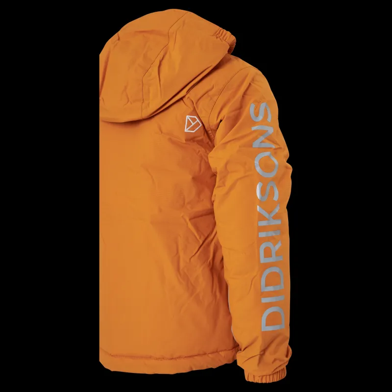 Sale Didriksons Lovis Kids Jkt 2 Burnt Glow Gul