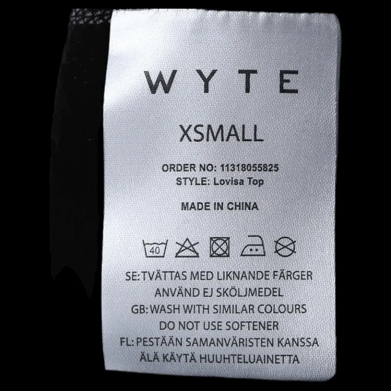 Wyte Lovisa Top Black Svart Outlet