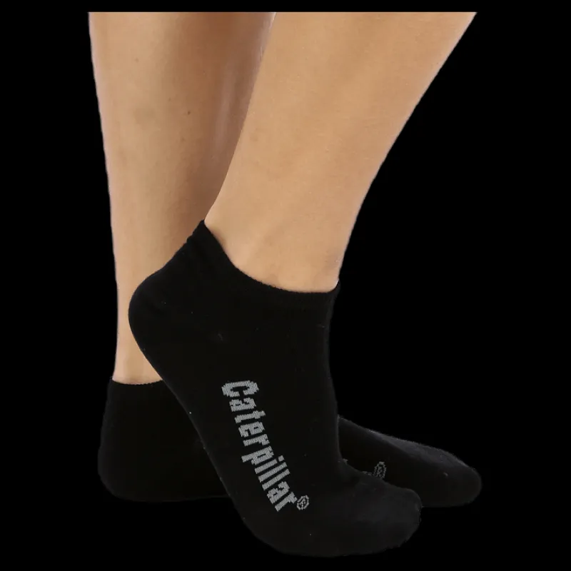 Online CAT Low 3-Pack Black Svart
