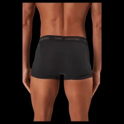 Calvin Klein Low Rise Trunk 3pk B-bright Camel/ Wht/ Red Crpt Svart Clearance