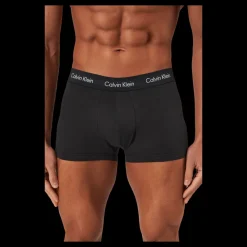 Calvin Klein Low Rise Trunk 3pk B-bright Camel/ Wht/ Red Crpt Svart Clearance
