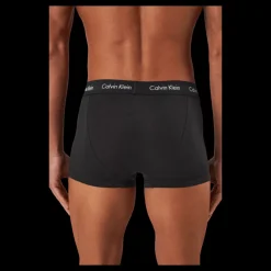 Calvin Klein Low Rise Trunk 3pk B-bright Camel/ Wht/ Red Crpt Svart Clearance