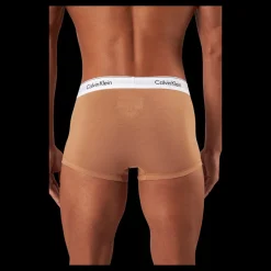 Calvin Klein Low Rise Trunk 3pk Black/ Woodland/ Sandalwood Beige och Svart