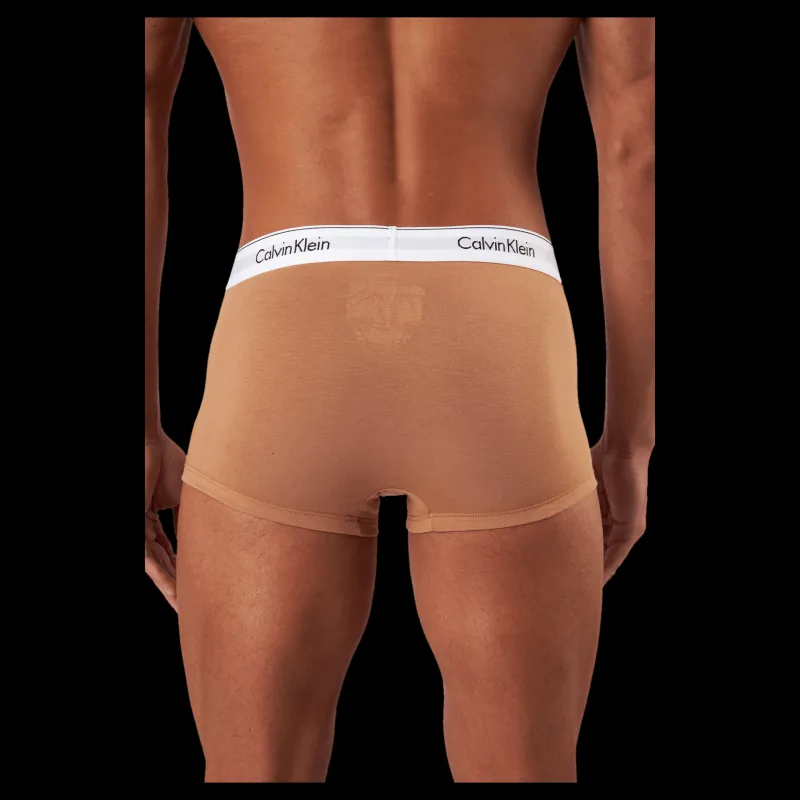 Calvin Klein Low Rise Trunk 3pk Black/ Woodland/ Sandalwood Beige och Svart