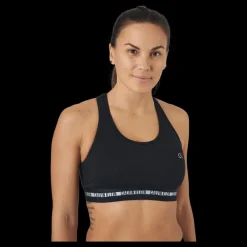 New Calvin Klein Low Support Bra Ck Black Svart