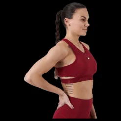 Clearance Tommy Hilfiger Sport Low Support Removable Pads Bra Red Röd