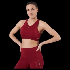 Clearance Tommy Hilfiger Sport Low Support Removable Pads Bra Red Röd