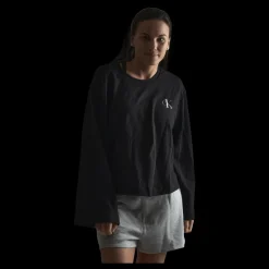 Calvin Klein L/S Crew Neck Black Svart Sale