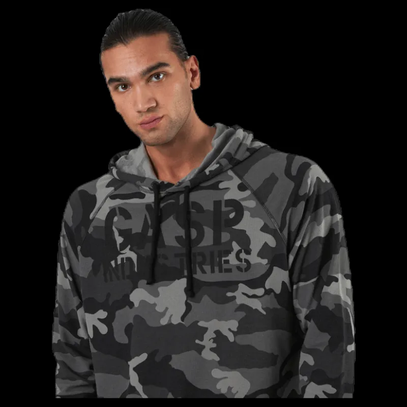 Hot GASP L/S Thermal Hoodie Patterned Mönstrad