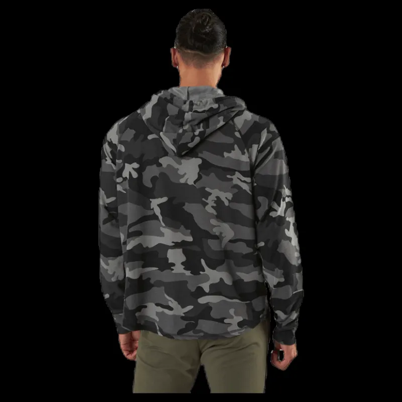 Hot GASP L/S Thermal Hoodie Patterned Mönstrad