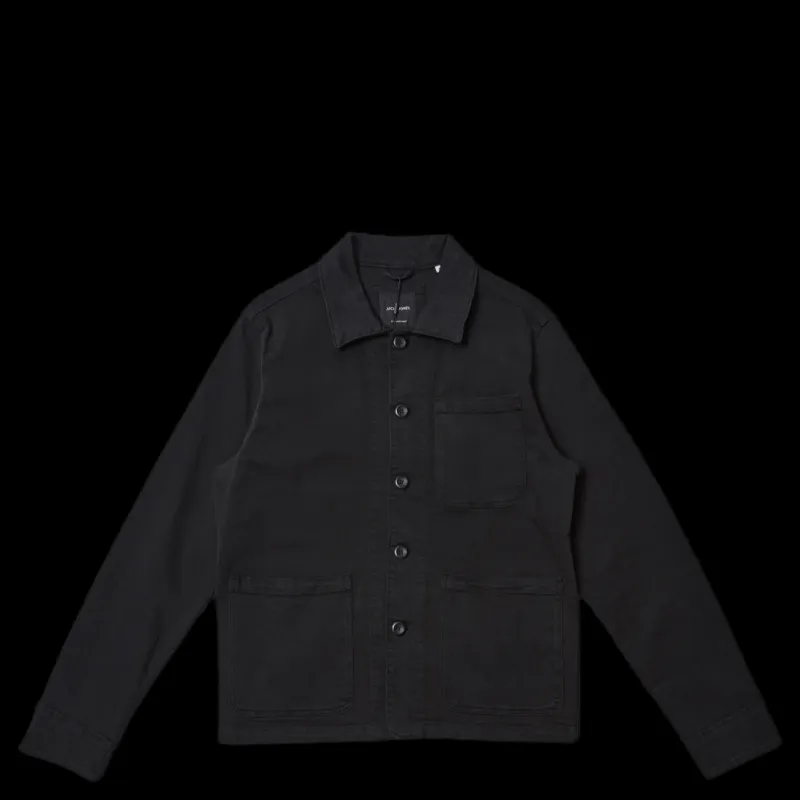 New Jack & Jones Lucas Ket Akm Black Black Svart
