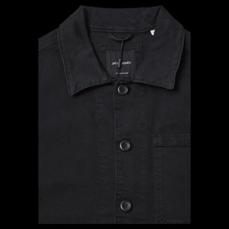 New Jack & Jones Lucas Ket Akm Black Black Svart