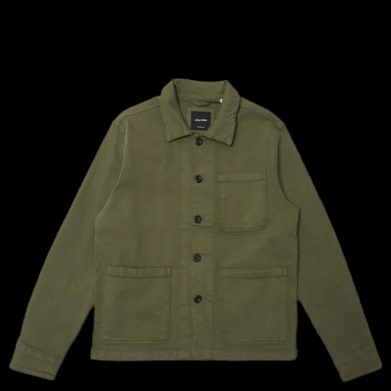 Jack & Jones Lucas Ket Akm Olive Olive Night Grön Hot