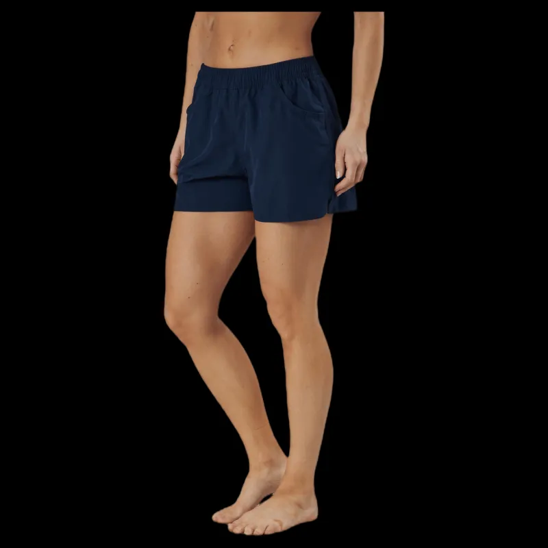 Panos Emporio Lucca Solid Shorts Blue Blå New