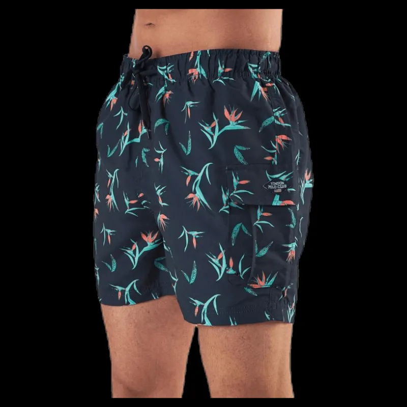 Best Vinson Polo Club Ludwig Swimshorts Patterned Mönstrad