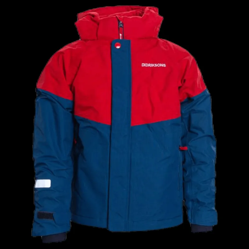 Didriksons Lun Kid's Jacket Red Röd Online