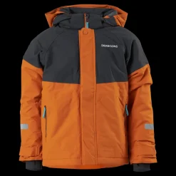 Discount Didriksons Lun Kids Jkt 3 Burnt Glow Flerfärgad
