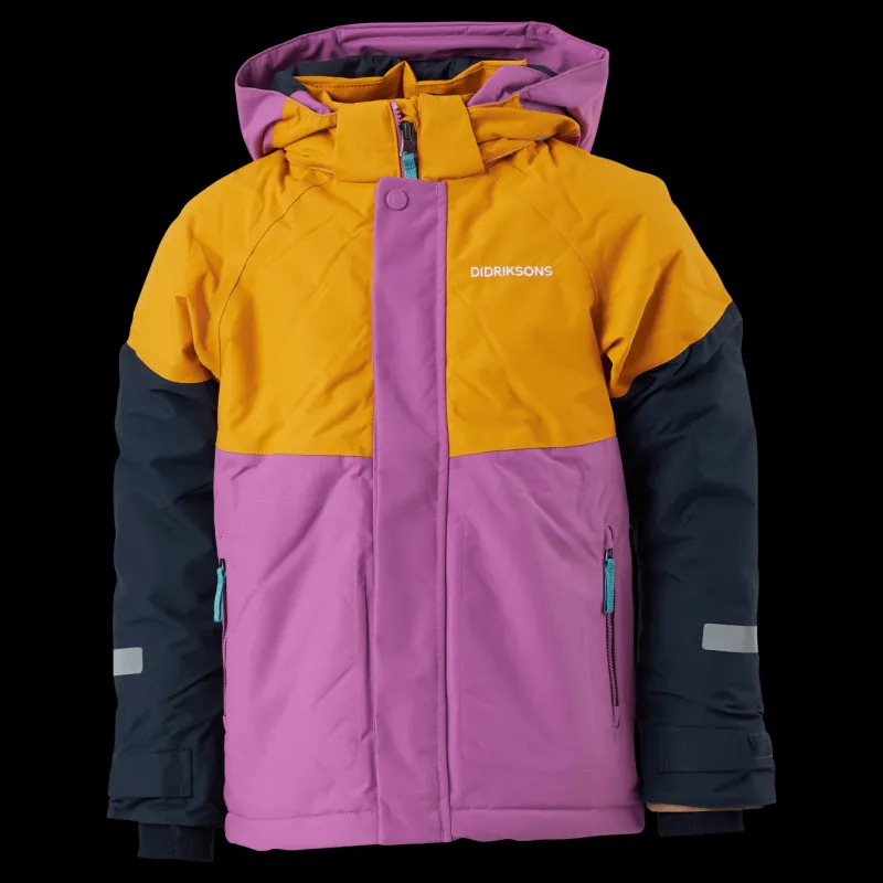 Didriksons Lun Kids Jkt 3 Radiant Purple Flerfärgad New