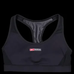 Reebok Lux Bold Racer Bra Black Svart New