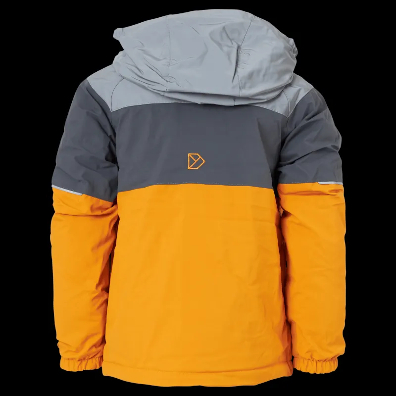 Outlet Didriksons Lux Kids Jacket Yellow Flerfärgad