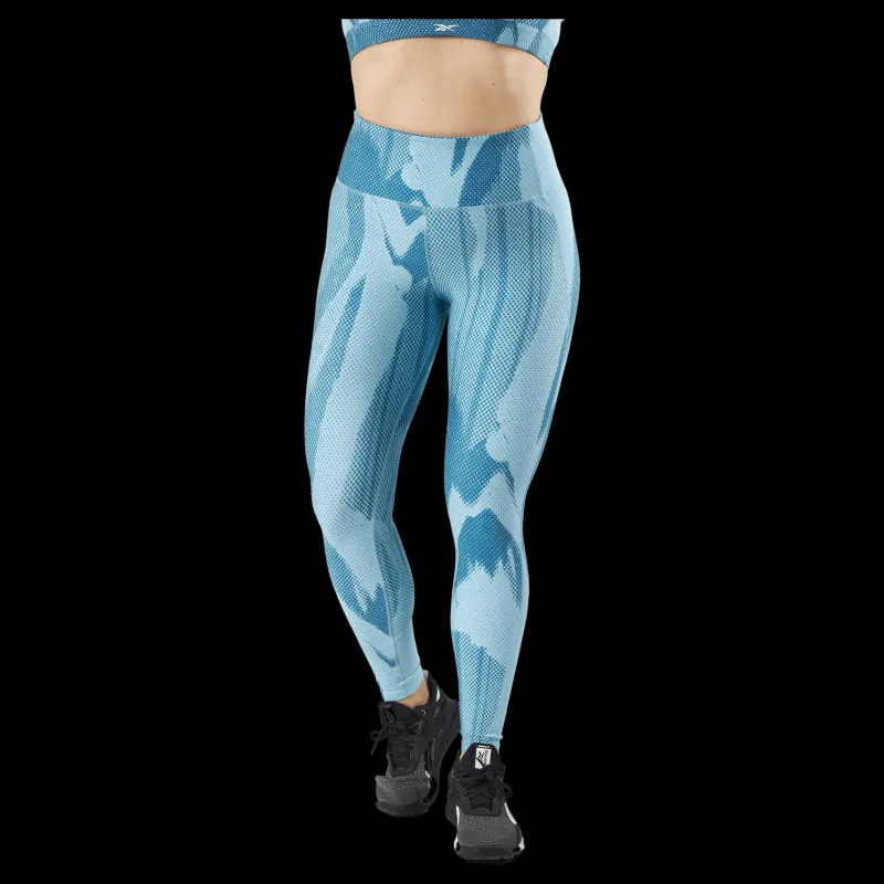 Reebok Lux Perform Leggings Steblu Blå Clearance