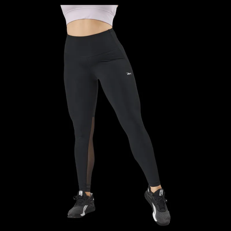 Reebok Lux Perform Tight Black Svart Discount