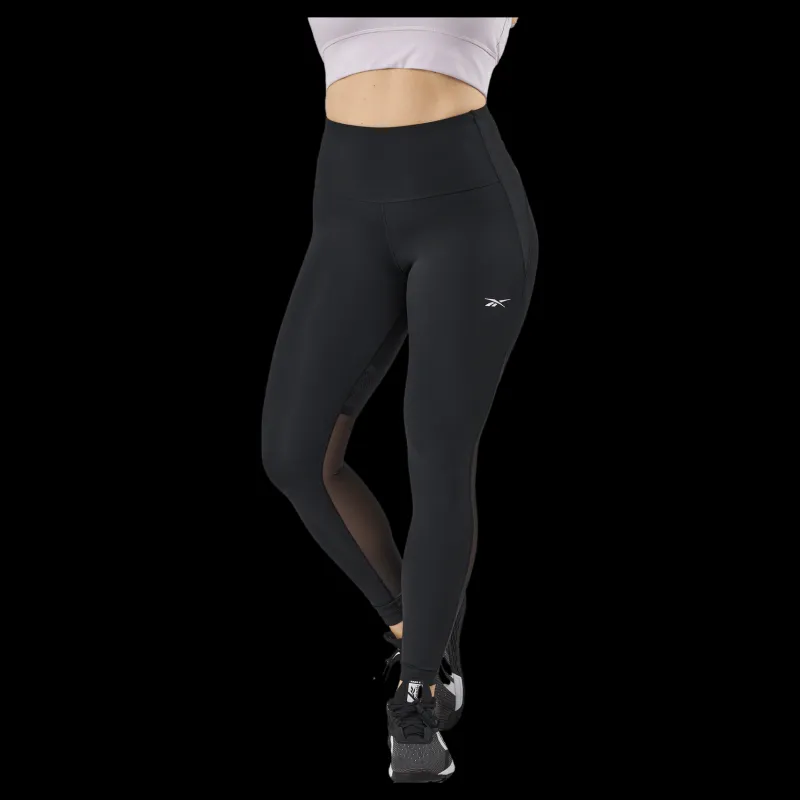 Reebok Lux Perform Tight Black Svart Discount