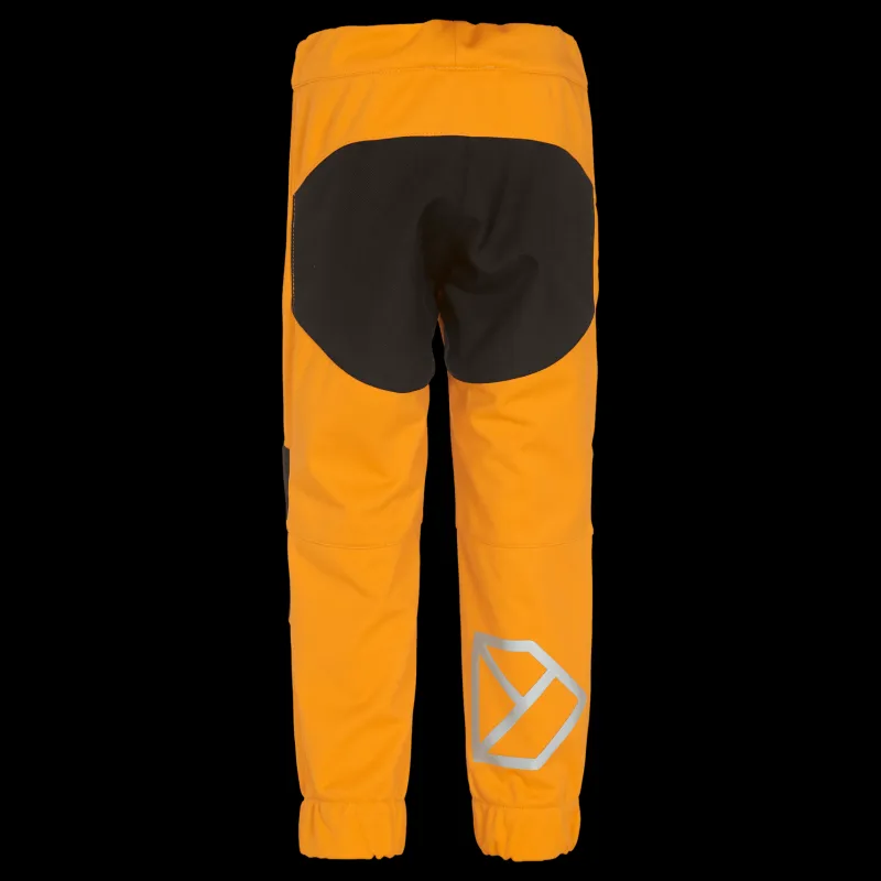 New Didriksons Lövet Kids Pant 5 Happy Orange Gul