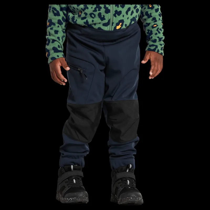 Didriksons Lövet Kids Pant 5 Navy Blå Clearance