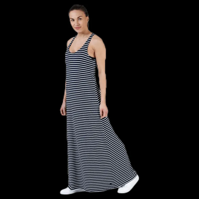 Tenson Lynnet Dress Blue/White Flerfärgad